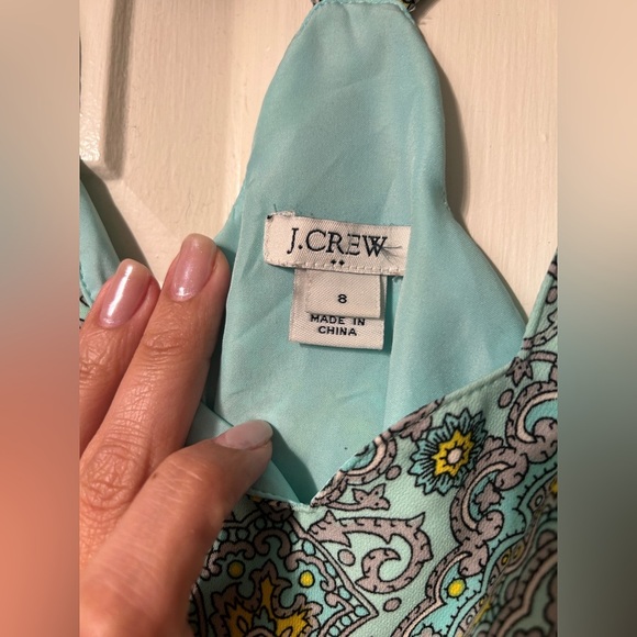 J. Crew Scalloped Paisley Cami Top - Picture 4 of 7